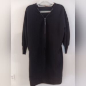 Gerard Darel Black Long Sleeve Dress